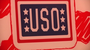 The USO stops by Marine Corps Air Station Iwakuni with their Sesame Street friends
