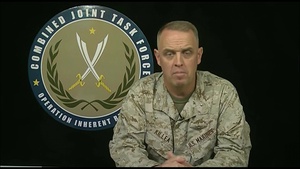 Combined Joint Task Force - Operation Inherent Resolve Chief of Staff to Brief (Full Version from the Press Briefing Room)