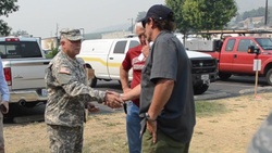 Washington Adjutant General Visits Wildfires