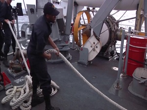 Pulling Into Port