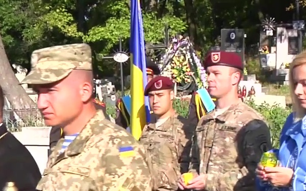 Wreath Laying Ceremony for Ukraine Independence Day