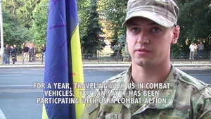 Ukraine Independence Day Flag Raising Ceremony