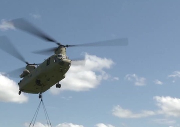 824th QM Co Heavy Airdrop Supply Sling Load