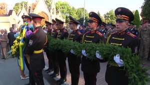 Wreath Laying Ceremony for Ukraine Independence Day