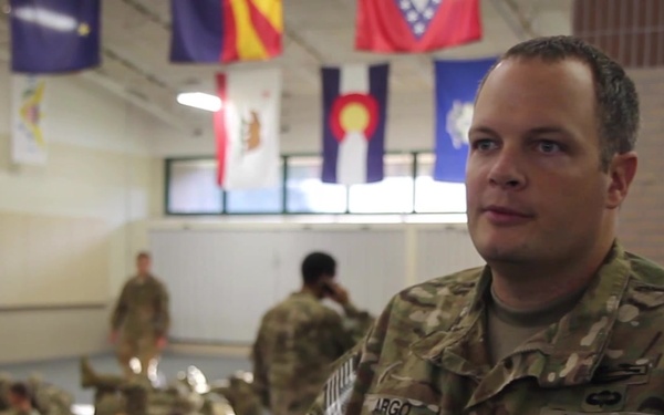 Family and Friends Say Goodbye to Soldiers Deploying to Africa