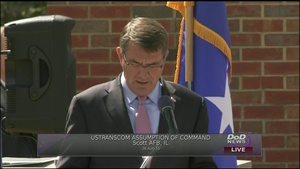 SECDEF Speaks At TRANSCOM Assumption Of Command