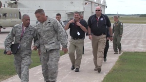 Distinguished Visitors Land at 148th Fighter Wing, visit Vigilant Guard 2015 Sites