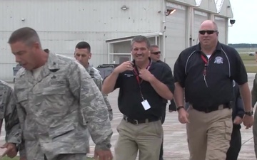 Distinguished Visitors Land at 148th Fighter Wing, visit Vigilant Guard 2015 Sites