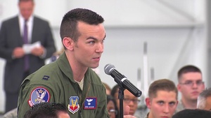 Defense Secretary Ash Carter Speaks to Troops at Nellis Air Force Base
