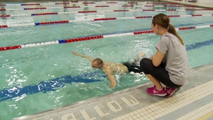 Swimming as Rehab at Warrior Care Event