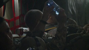 328th Airlift Squadron Night Airdrop