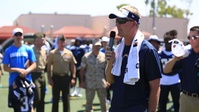 Chargers Attend Military Appreciation Day Aboard MCAS Miramar