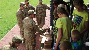 U.S. Army Engineers Build Playhouse for Orphans