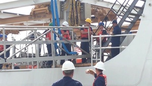 Cutter James Inaugural Homecoming to Charleston