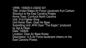 Lt. Kurt Carlson - East Carolina Pirates
