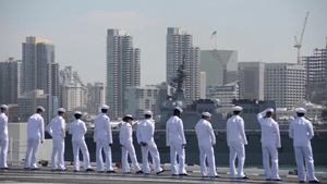USS Ronald Reagan (CVN 76) Departs San Diego for Japan