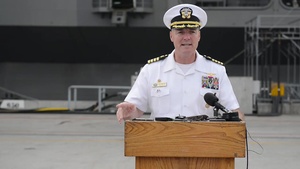 USS Ronald Reagan Departs San Diego