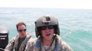 U.S. Army Aviation Assets Conduct Over Water Personnel Recovery Training