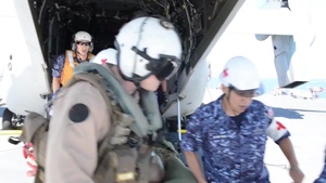 Japanese Simulate CASEVAC During Exercise Dawn Blitz 2015