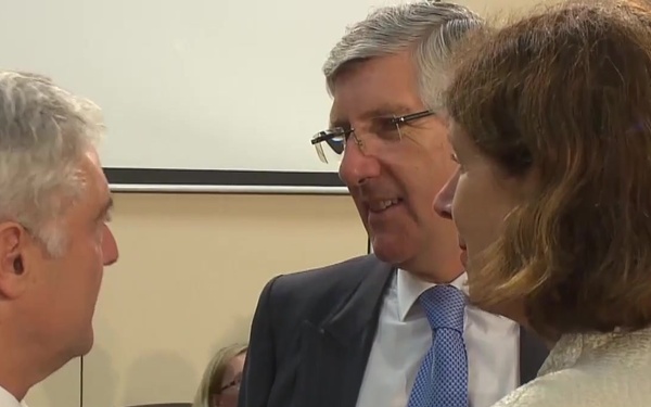 The Foreign Minister of the Republic of Tunisia at NATO HQ (No Audio)