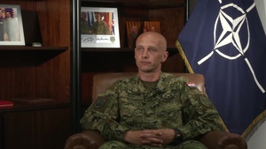 Command Sergeant Major Davor Petek From NATO's SHAPE