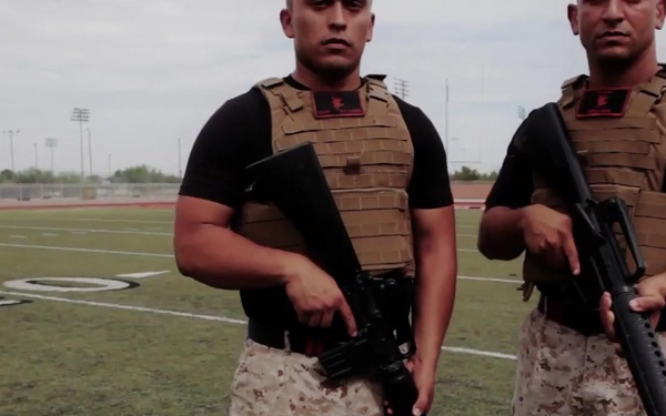 Marine Week Promo for ASU Football Game