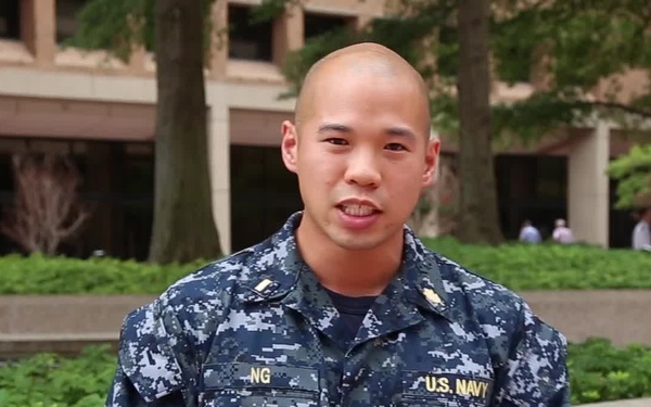 Navy Ensign Peter Ng