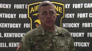 CSA Gen. Milley visits Fort Campbell