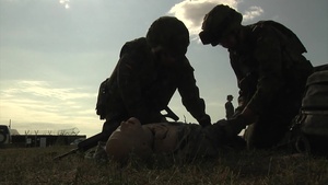 U.S. Army Soldiers Train German Army on Combat Life Saving Techniques