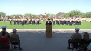 The Marines Land at Mountain Pointe High School