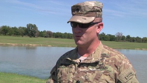 Interview with Lt. Col. Colby Wyatt - Oklahoma Guardsman prove tougher than mud