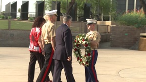 Rep. Sonny Borrelli Lays Memorial Wreath During Marine Week Phoenix