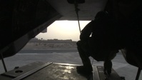 U.S. Marines Fast Rope From MV-22s in Southwest Asia