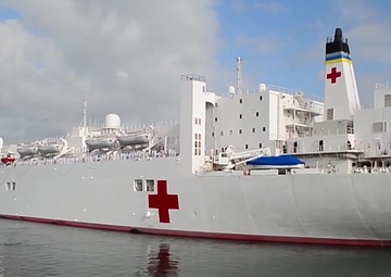 USNS Mercy Arrives in 3rd Fleet Area of Responsibility