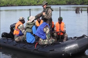 Partnership in Action: U.S. Marines, Coast Guardsmen, Senegalese Military Improve Small-Boat Handling