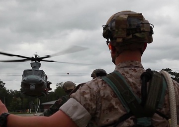 Marine Raiders Train With HMLA-167