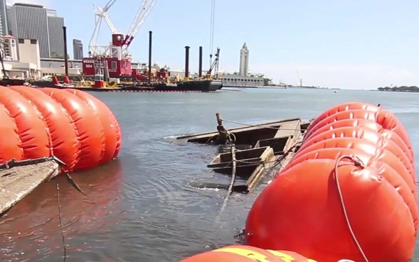 Army divers support Hawaii DOT with salvage exercise