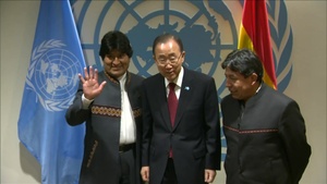 Bolivian President at UN