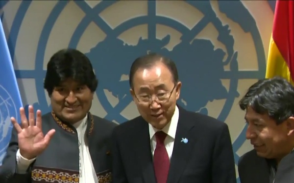 Bolivian President at UN