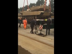 Rail-load Ops at Theater Logistics Support Center - Europe