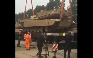 Rail-load Ops at Theater Logistics Support Center - Europe