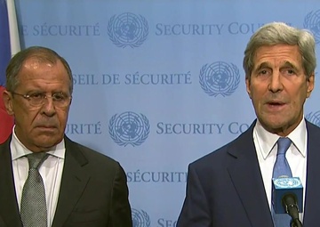Secretary Kerry Meets with Russian Foreign Minister Sergey Lavrov at the United Nations