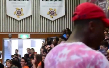 Students perform lip sync battle at MCAS Iwakuni’s M.C. Perry High School