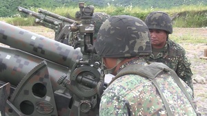 US, Filipino forces bring out the big guns (B-Roll 5)