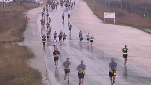 Kosovo Force Service Members Run Army 10 Miler Shadow Run