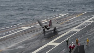 The F-35C Lands Aboard USS Dwight D. Eisenhower (CVN 69)