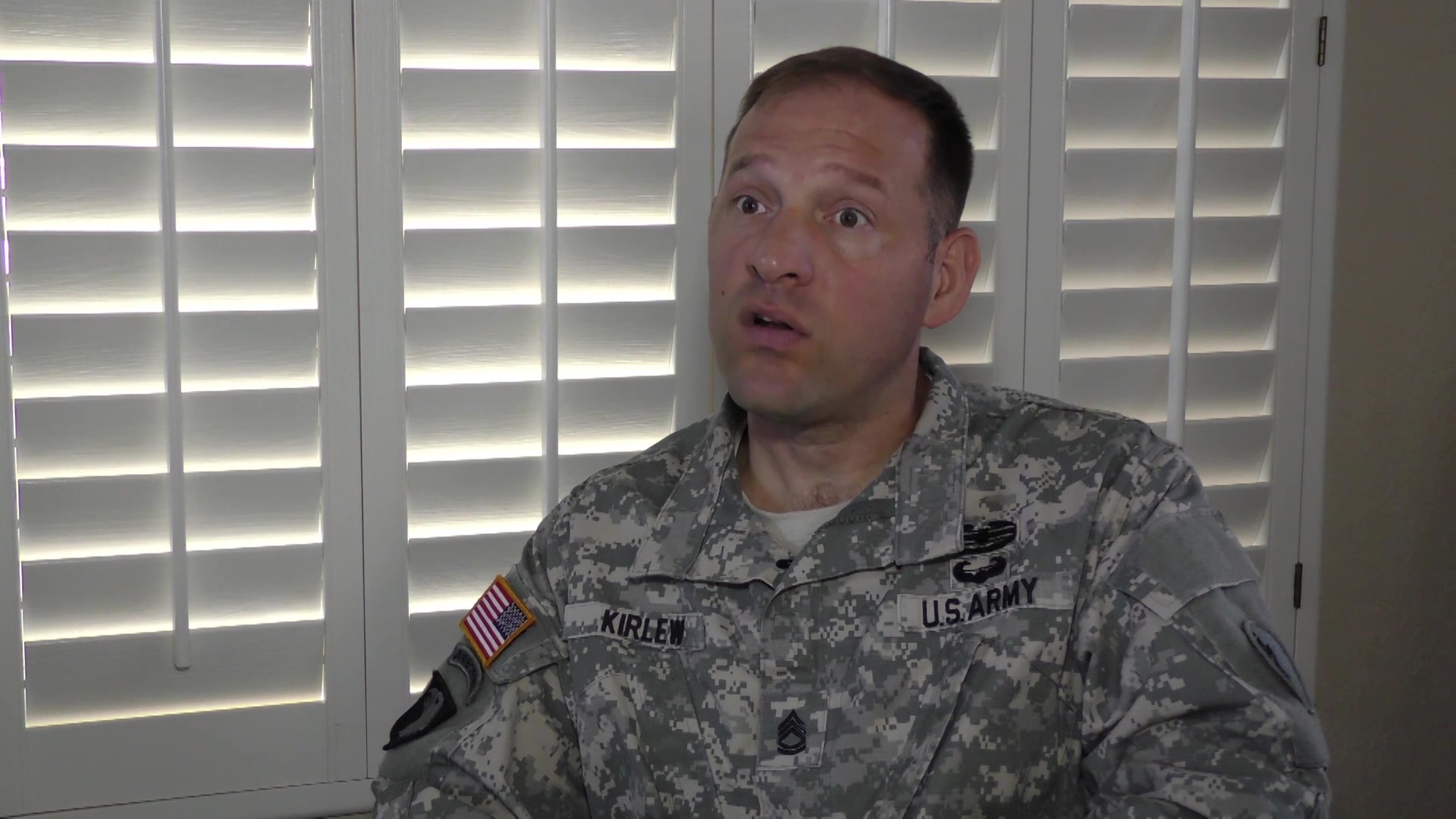 Pancreatic cancer survivor and Army wife shares personal story. Includes soundbites from Sgt. 1st Class Michael Kirlew, 1st Battlefield Coordination, and Michelle Kirlew, pancreatic cancer survivor.