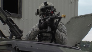Security Forces Airmen Tackle 'Creek Defender' Course
