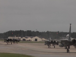 F-15E's Return to Seymour Johnson AFB