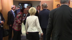 NATO North Atlantic Council - Defense Ministers Meetings, Arrivals in Hallway